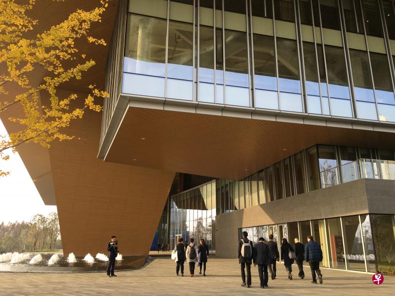 江岛科创中心。(顾功垒摄) 江岛科创中心。(顾功垒摄)