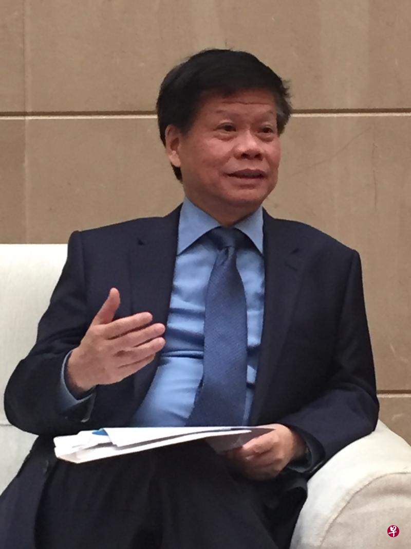 新加坡南洋理工大学校务总监兼副校长(研究)蓝钦扬教授。(曾实摄) 新加坡南洋理工大学校务总监兼副校长(研究)蓝钦扬教授。(曾实摄)