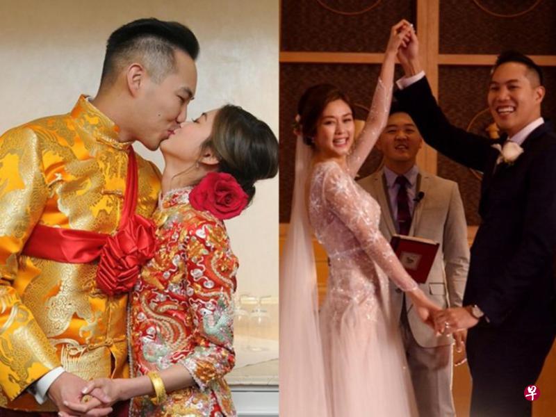 岑丽香与Joshua(强强)在温哥华结婚。(网络图) 岑丽香与Joshua(强强)在温哥华结婚。(网络图)