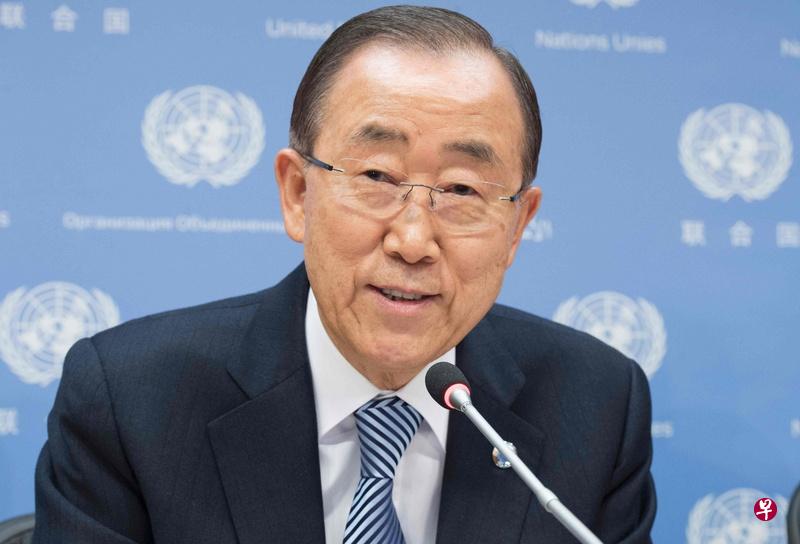即将卸任的联合国秘书长潘基文。(法新社) 即将卸任的联合国秘书长潘基文。(法新社)