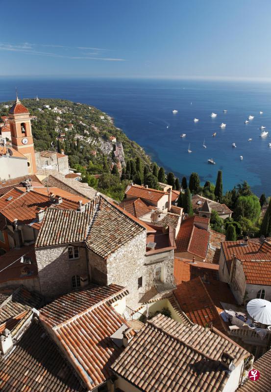 法国蔚蓝海岸(Cote D'Azur)村落沿山而建。(孤独星球提供) 法国蔚蓝海岸(Cote D'Azur)村落沿山而建。(孤独星球提供)