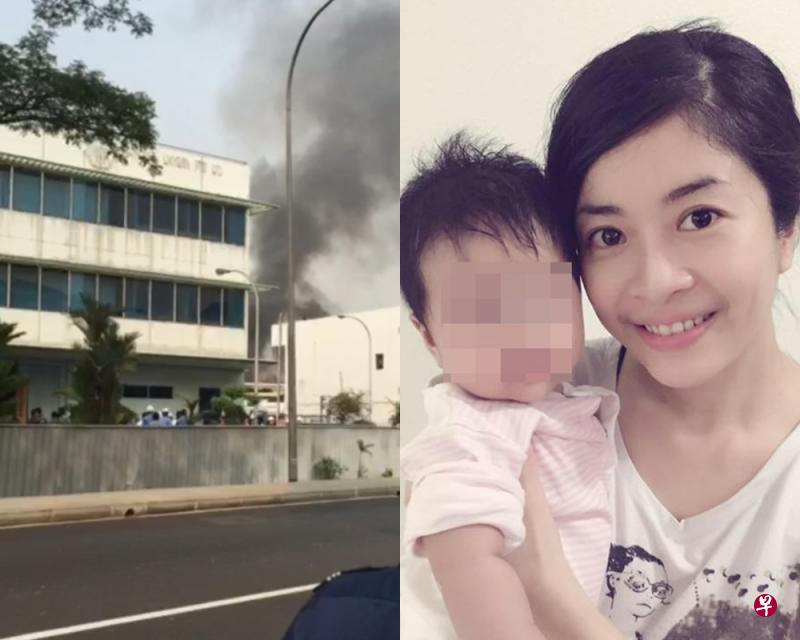 死者是30岁化学师林筱倩(右图)。火患在工厂一楼发生,火患吞噬实验室,导致天花板坍塌,场面一片狼藉。(档案照) 死者是30岁化学师林筱倩(右图)。火患在工厂一楼发生,火患吞噬实验室,导致天花板坍塌,场面一片狼藉。(档案照)