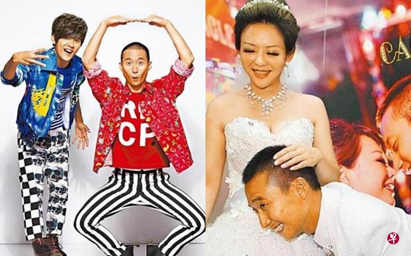 左图:浩子(右)和阿翔从小就有明星梦,但入行前苦不堪言。右图:浩子2011年娶美娇娘,夫妻俩育有一对儿女。(互联网) 左图:浩子(右)和阿翔从小就有明星梦,但入行前苦不堪言。右图:浩子2011年娶美娇娘,夫妻俩育有一对儿女。(互联网)