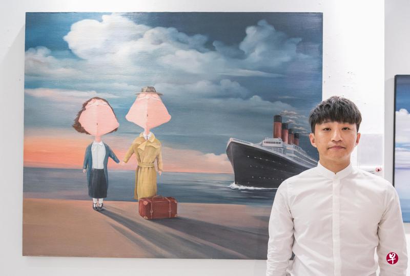 吴琼最新油画作品《没有终点的船票》,花了一年时间才完成。 吴琼最新油画作品《没有终点的船票》,花了一年时间才完成。
