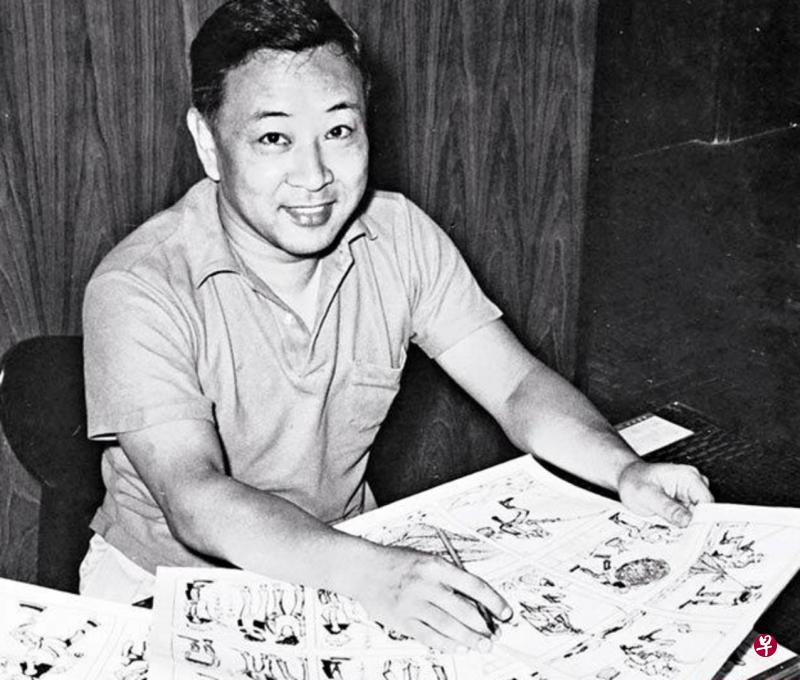 王家禧以儿子王泽的名字为笔名,创作《老夫子》漫画。(互联网) 王家禧以儿子王泽的名字为笔名,创作《老夫子》漫画。(互联网)