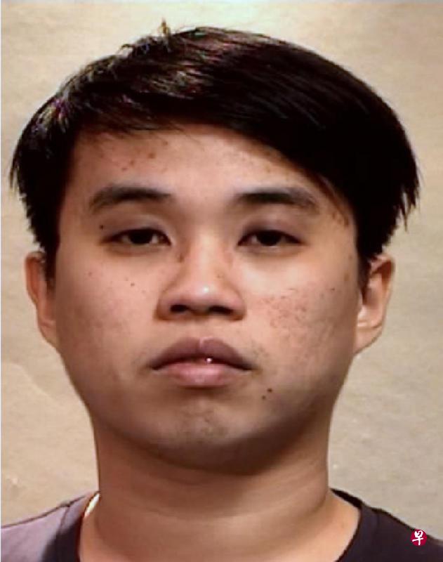 被告林佳良承认勒索,判坐牢两年兼鞭打一下。(警方提供) 被告林佳良承认勒索,判坐牢两年兼鞭打一下。(警方提供)