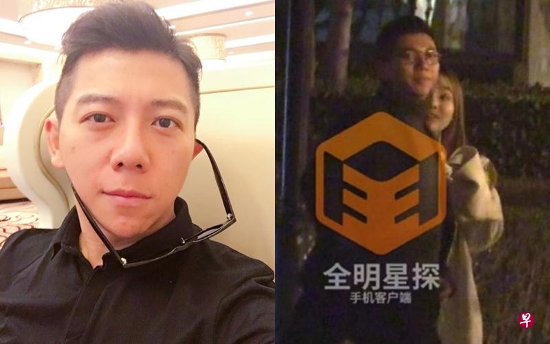 中国歌手胡海泉的婚姻状况一直是个谜。胡海泉被拍到带白衣女子回家。(取自“全明星探”微博) 中国歌手胡海泉的婚姻状况一直是个谜。胡海泉被拍到带白衣女子回家。(取自“全明星探”微博)
