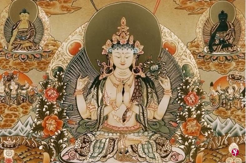 唐卡是藏族独有的传统绘画艺术,题材广泛,制作严格。(主办方提供) 唐卡是藏族独有的传统绘画艺术,题材广泛,制作严格。(主办方提供)