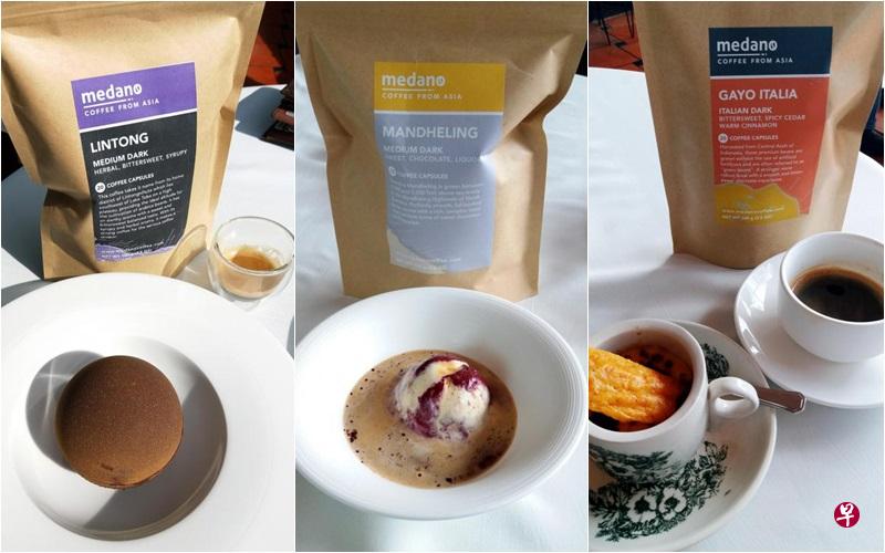 本地咖啡馆Medano Coffee积极推广亚洲咖啡,日前推出限量版掺了22K金粉的苏门答腊名产曼特宁咖啡。 本地咖啡馆Medano Coffee积极推广亚洲咖啡,日前推出限量版掺了22K金粉的苏门答腊名产曼特宁咖啡。