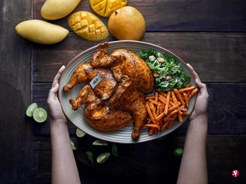 Nando's推出新的芒果与青柠烤鸡口味。 Nando's推出新的芒果与青柠烤鸡口味。