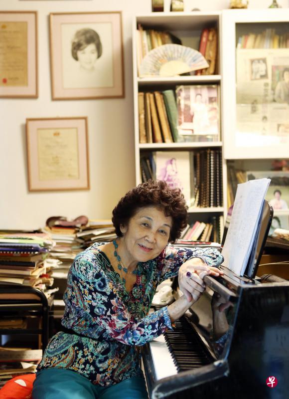 田鸣恩遗孀、声乐家陈毓申:各地歌手的热情让人感动。(档案照) 田鸣恩遗孀、声乐家陈毓申:各地歌手的热情让人感动。(档案照)