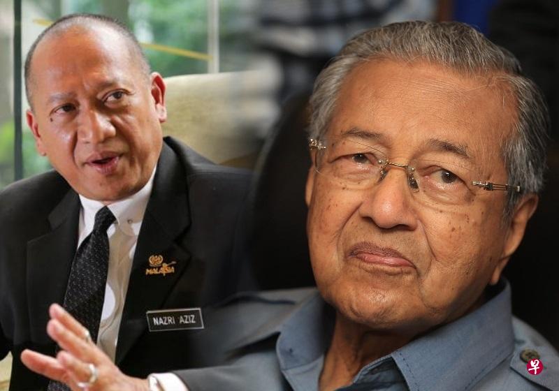 马哈迪(右)与纳兹里原定本周六举行辩论。(星洲日报) 马哈迪(右)与纳兹里原定本周六举行辩论。(星洲日报)