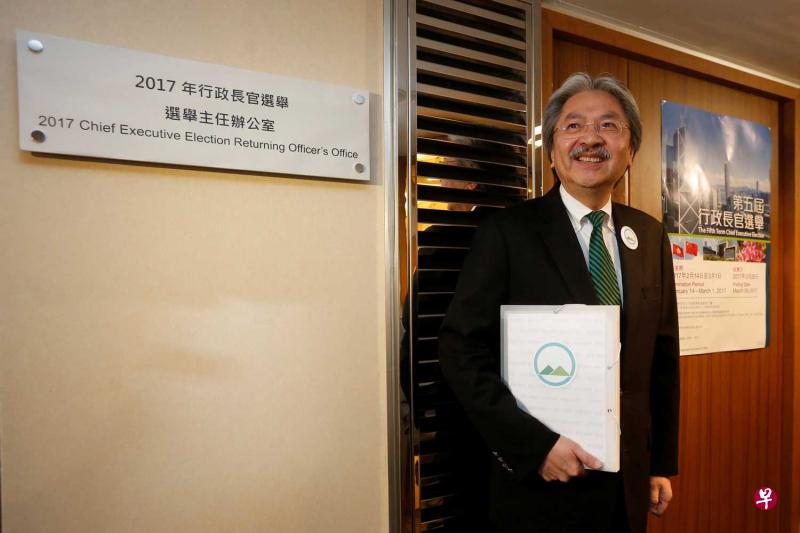 “2017特首选举民间全民投票”中,曾俊华的支持净值为87.7%。(档案照片) “2017特首选举民间全民投票”中,曾俊华的支持净值为87.7%。(档案照片)