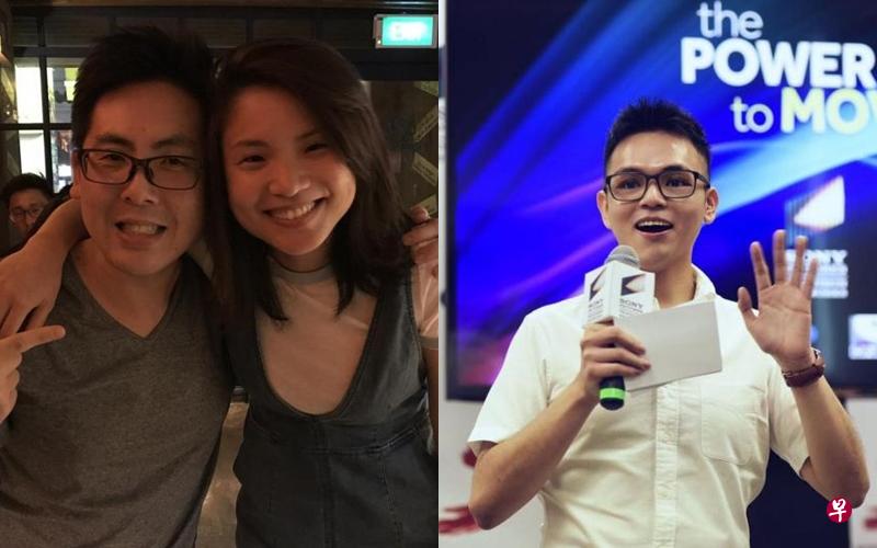 记者(左)上周与Angie道别。Tim对工作抱着无比热忱。 记者(左)上周与Angie道别。Tim对工作抱着无比热忱。