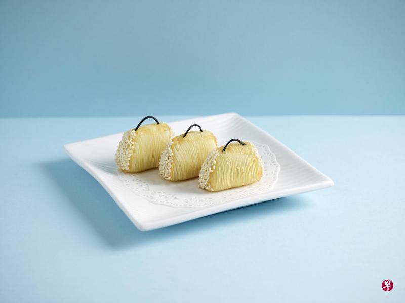 “包包”甜豆沙酥。 “包包”甜豆沙酥。