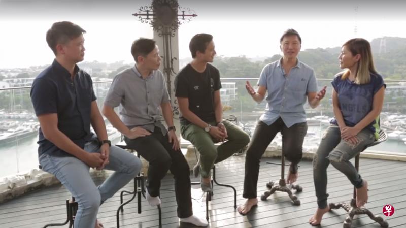 城市丰收教会在面簿上载的视频显示,康希等人在豪宅受访。(取自面薄) 城市丰收教会在面簿上载的视频显示,康希等人在豪宅受访。(取自面薄)