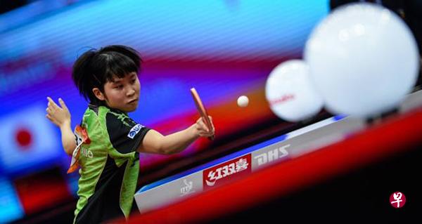 平野美宇在比赛中回球(图片:新华社) 平野美宇在比赛中回球(图片:新华社)