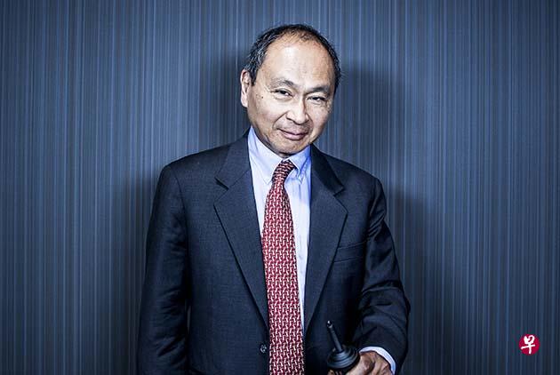 美国学者福山(Francis Fukuyama)14日至15日连续两天在台北发表演讲。(互联网) 美国学者福山(Francis Fukuyama)14日至15日连续两天在台北发表演讲。(互联网)