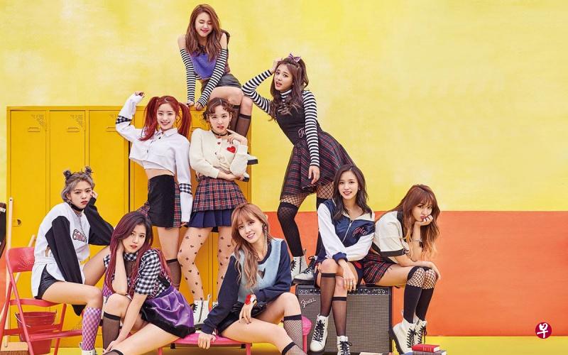 韩国女子团体TWICE首次来新。(ONE Production提供) 韩国女子团体TWICE首次来新。(ONE Production提供)