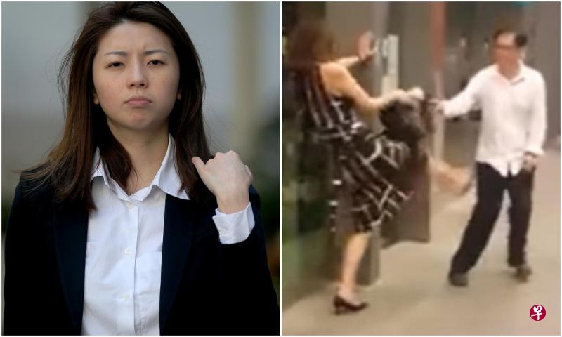 左图:被告今早穿上外套,衣着端庄现身国家法院。(海峡时报) 右图:被告疑酒醉失态,不顾形象抬脚要踢人。(互联网) 左图:被告今早穿上外套,衣着端庄现身国家法院。(海峡时报) 右图:被告疑酒醉失态,不顾形象抬脚要踢人。(互联网)