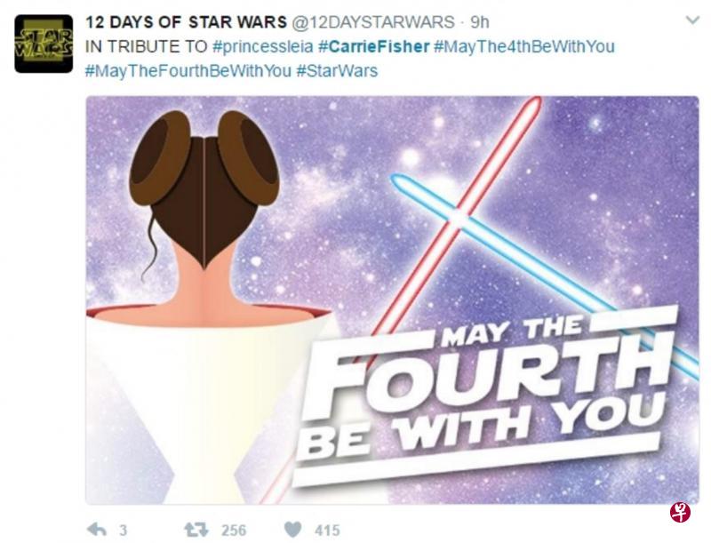 5月4日是星球大战日。 5月4日是星球大战日。