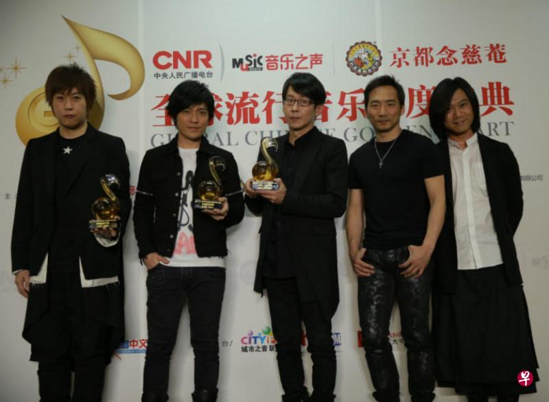 五月天凭借专辑《自传》抱走三座大奖。（UFM100.3提供）