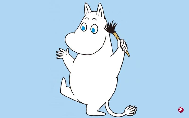 造型像河马的姆明其实是精灵。(商家提供) 造型像河马的姆明其实是精灵。(商家提供)