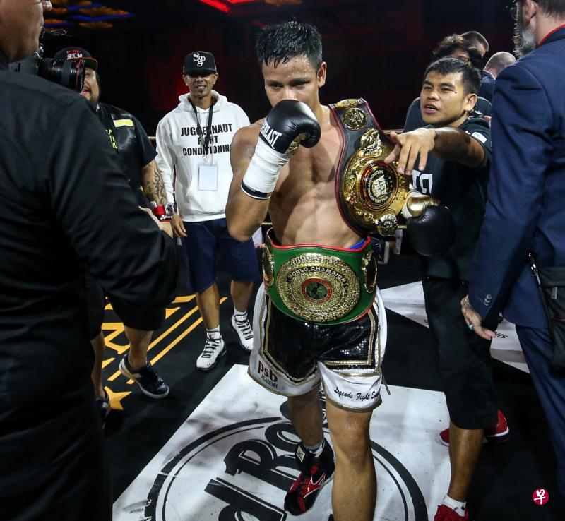 ▲里德万上周末成为新加坡首位世界拳击冠军。(档案照片) ▲里德万上周末成为新加坡首位世界拳击冠军。(档案照片)