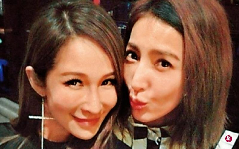 萧亚轩(左)和杨谨华曾是演艺圈出了名的好姐妹。(互联网) 萧亚轩(左)和杨谨华曾是演艺圈出了名的好姐妹。(互联网)