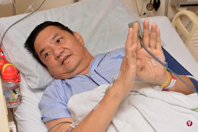 桂志源在车祸中伤及脊椎骨,需动两次手术。 桂志源在车祸中伤及脊椎骨,需动两次手术。