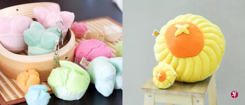 Nom Nom Plush品牌专门制作新加坡人熟悉的食物软垫。 Nom Nom Plush品牌专门制作新加坡人熟悉的食物软垫。