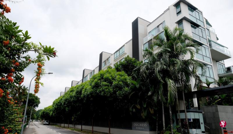 嘉皇居(Duchess Residences)公寓三名管理委员会成员遭居民之一的法学院副教授诽谤,各获4万元赔偿。(档案照片) 嘉皇居(Duchess Residences)公寓三名管理委员会成员遭居民之一的法学院副教授诽谤,各获4万元赔偿。(档案照片)