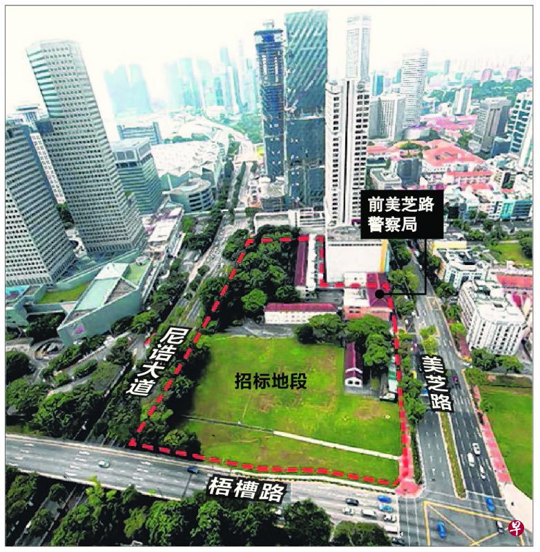 美芝路的这幅备售地段被发展商“勾出”,分析师认为,本地办公楼市场投资情绪积极,该地段可能创下政府售地的新尺价纪录。(市建局提供) 美芝路的这幅备售地段被发展商“勾出”,分析师认为,本地办公楼市场投资情绪积极,该地段可能创下政府售地的新尺价纪录。(市建局提供)