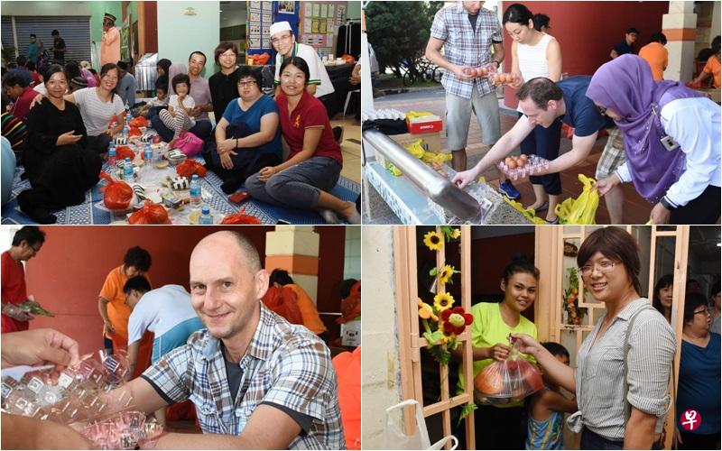 今年人民协会在斋戒月于各区邻里举办一系列慈善活动,并广邀外籍人协会和新移民组织参与。 今年人民协会在斋戒月于各区邻里举办一系列慈善活动,并广邀外籍人协会和新移民组织参与。