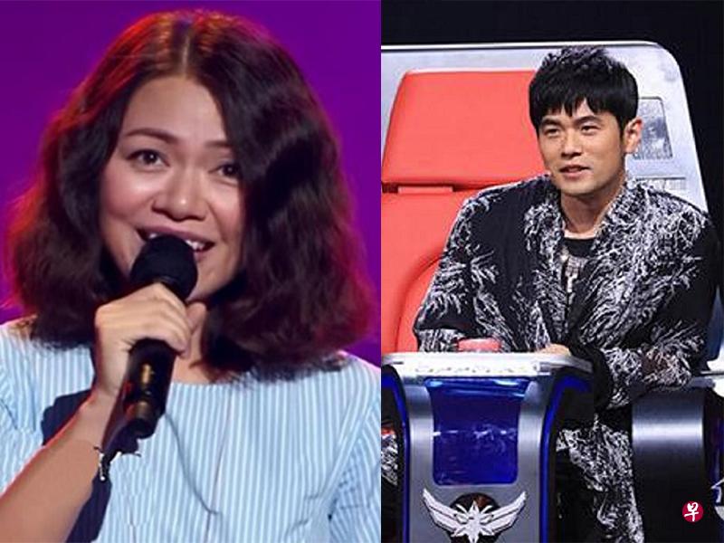 周董(右)一听到董姿彦(左)的声音就转身冲下,让董姿彦感动对方懂她的音乐。(图/网络) 周董(右)一听到董姿彦(左)的声音就转身冲下,让董姿彦感动对方懂她的音乐。(图/网络)