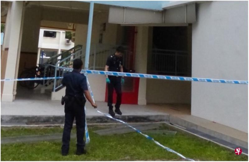 坠楼事件发生于2016年5月18日早上,地点是位于友诺士弯第22座组屋。(档案照) 坠楼事件发生于2016年5月18日早上,地点是位于友诺士弯第22座组屋。(档案照)