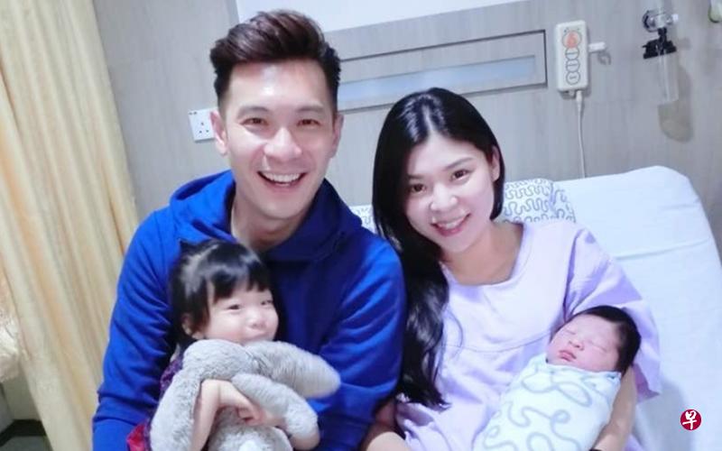 陈泓宇说小女儿生产过程顺利,比姐姐快得多。(陈泓宇提供) 陈泓宇说小女儿生产过程顺利,比姐姐快得多。(陈泓宇提供)
