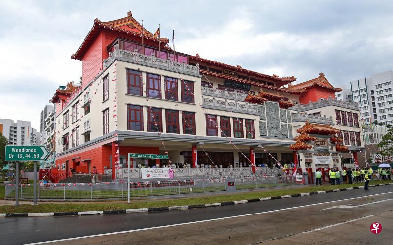 位于兀兰的吉祥宝聚寺正式落成，今后将成为属下3500名学员的活动总部。（叶振忠摄）