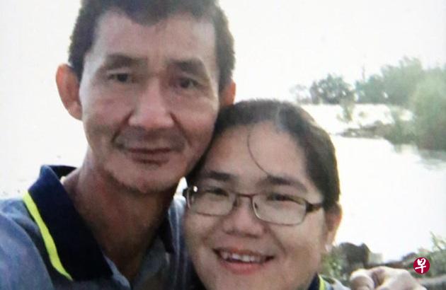死者洪文同及妻子李运菁的合照。(档案照) 死者洪文同及妻子李运菁的合照。(档案照)