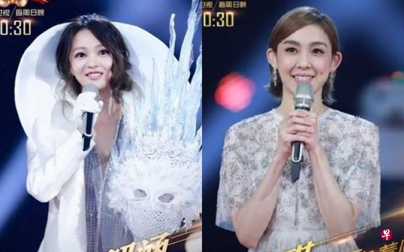 张韶涵(左图)及范玮琪为《蒙面唱将猜猜猜》助阵。 张韶涵(左图)及范玮琪为《蒙面唱将猜猜猜》助阵。