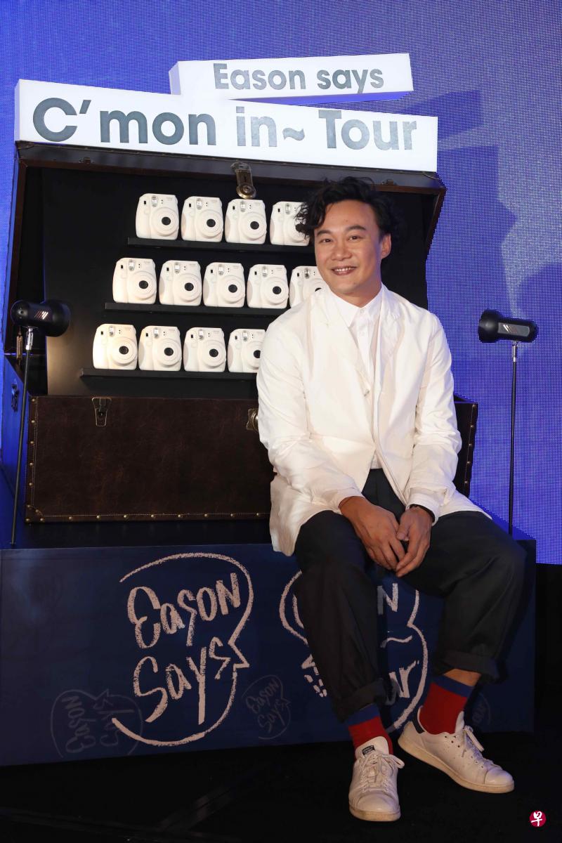 陈奕迅于12月3日来新举办《Eason says C'mon in~Tour》演出。(照片由Universal Music提供) 陈奕迅于12月3日来新举办《Eason says C'mon in~Tour》演出。(照片由Universal Music提供)