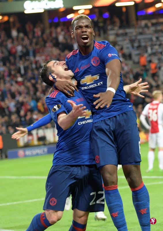 姆希塔良(左):波格巴(右)是曼联不可或缺的球员。(路透社) 姆希塔良(左):波格巴(右)是曼联不可或缺的球员。(路透社)