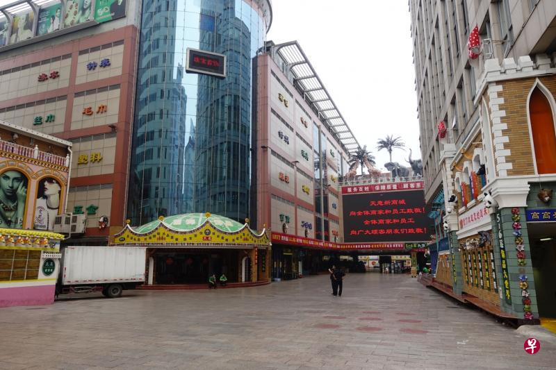 9月16日停业后的北京天意市场没有了往日的人潮和喧哗。(中新社) 9月16日停业后的北京天意市场没有了往日的人潮和喧哗。(中新社)