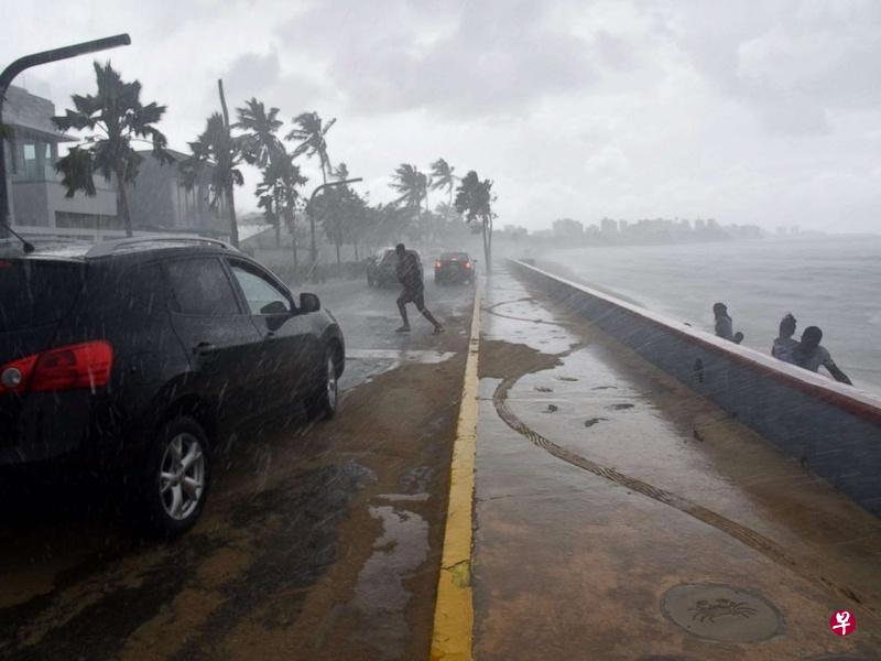 飓风“玛利亚”造成美属波多黎各全岛断电。(互联网) 飓风“玛利亚”造成美属波多黎各全岛断电。(互联网)