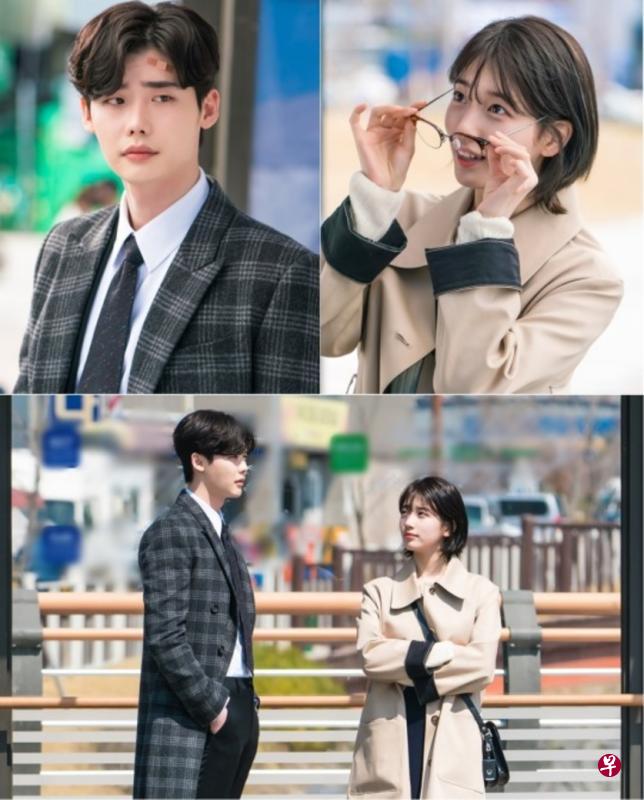 秀智(右)拿眼镜逗李钟硕开心,还逼问他是否喜欢自己。(互联网) 秀智(右)拿眼镜逗李钟硕开心,还逼问他是否喜欢自己。(互联网)