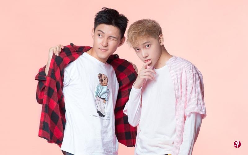 张旻华(左)与孙英豪因唱歌结缘。(《The Voice决战好声》提供) 张旻华(左)与孙英豪因唱歌结缘。(《The Voice决战好声》提供)