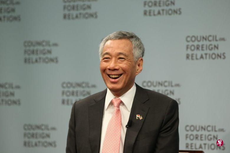 李总理25日(美国时间)出席智库美国外交关系理事会(Council on Foreign Relations)活动时的一幕。(图/海峡时报) 李总理25日(美国时间)出席智库美国外交关系理事会(Council on Foreign Relations)活动时的一幕。(图/海峡时报)