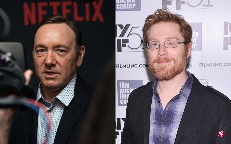 安东尼瑞普控诉14岁时曾遭凯文史贝西(左图)性骚扰。(法新社) 安东尼瑞普控诉14岁时曾遭凯文史贝西(左图)性骚扰。(法新社)