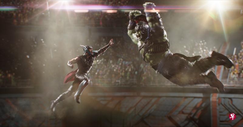 《雷神索尔: 诸神黄昏》剧照。(Marvel提供) 《雷神索尔: 诸神黄昏》剧照。(Marvel提供)