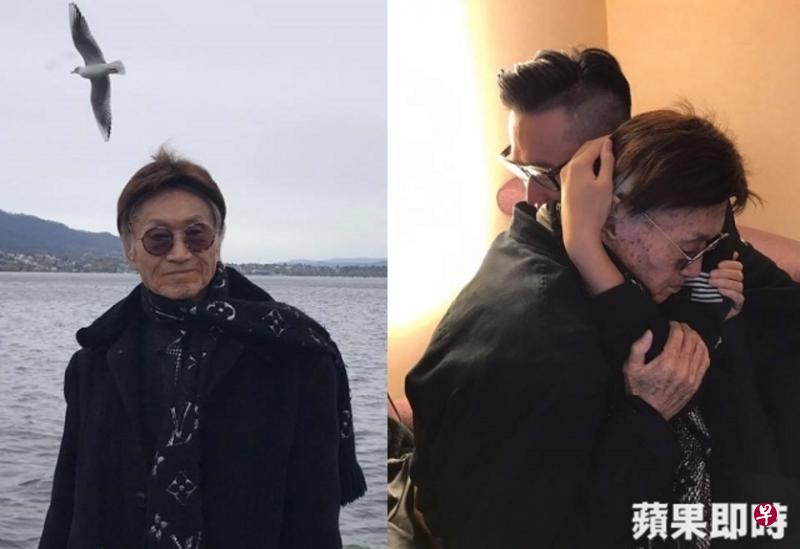 选择安乐死的傅达仁(左图)和儿子相拥难舍。(互联网) 选择安乐死的傅达仁(左图)和儿子相拥难舍。(互联网)